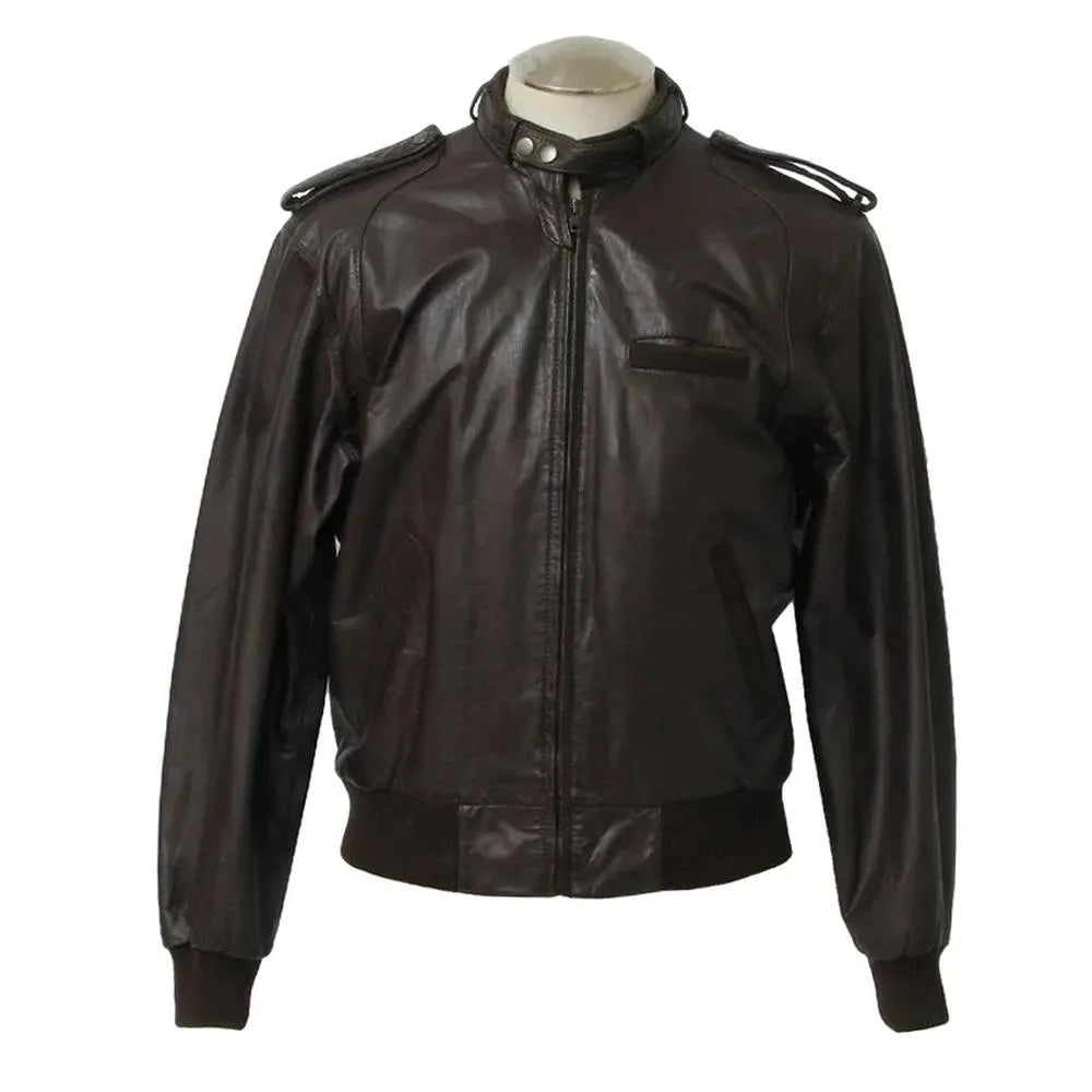 1980’s Members Only Leather Jacket