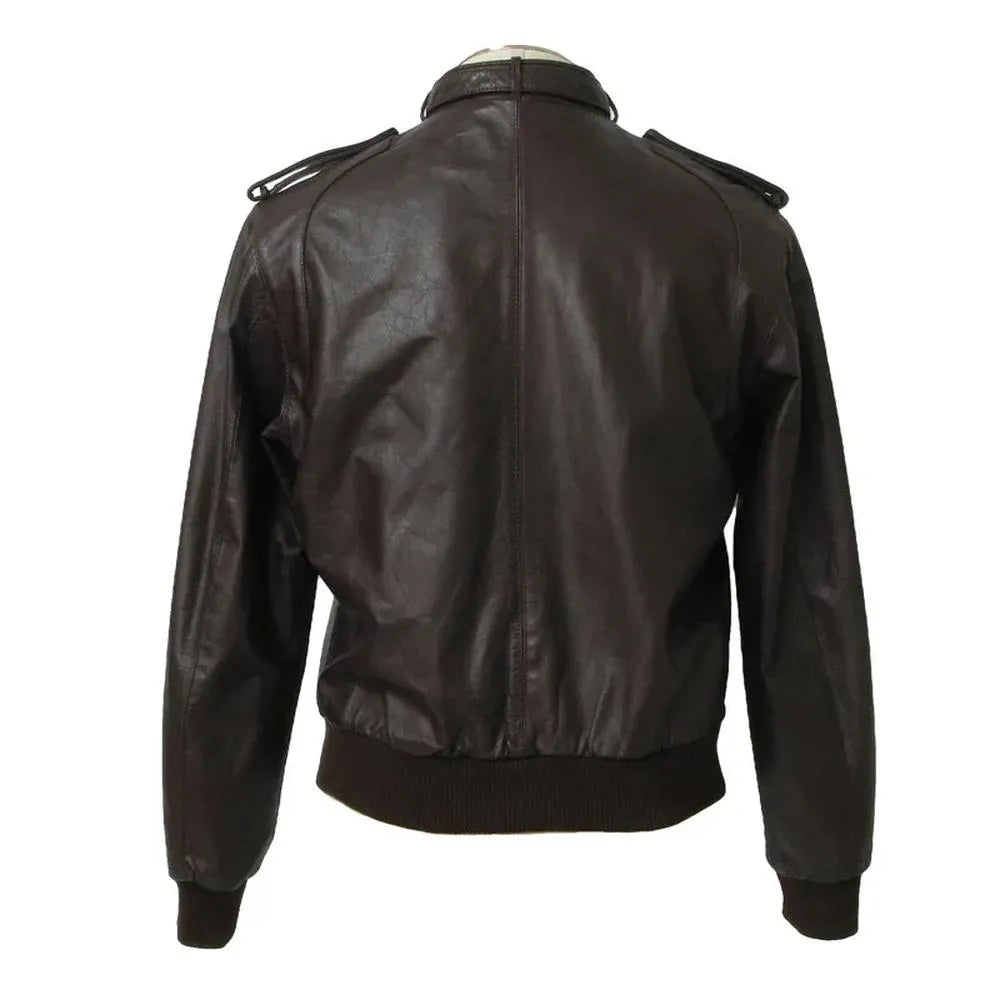 1980’s Members Only Leather Jacket