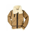 B3 Bomber Suede Leather Shearling Jacket
