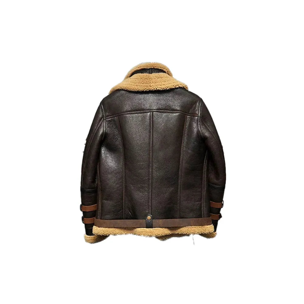 B3 Aviator Flight Sheepskin Fur Jacket