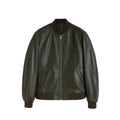 Men Classic Bomber Leather Jacket
