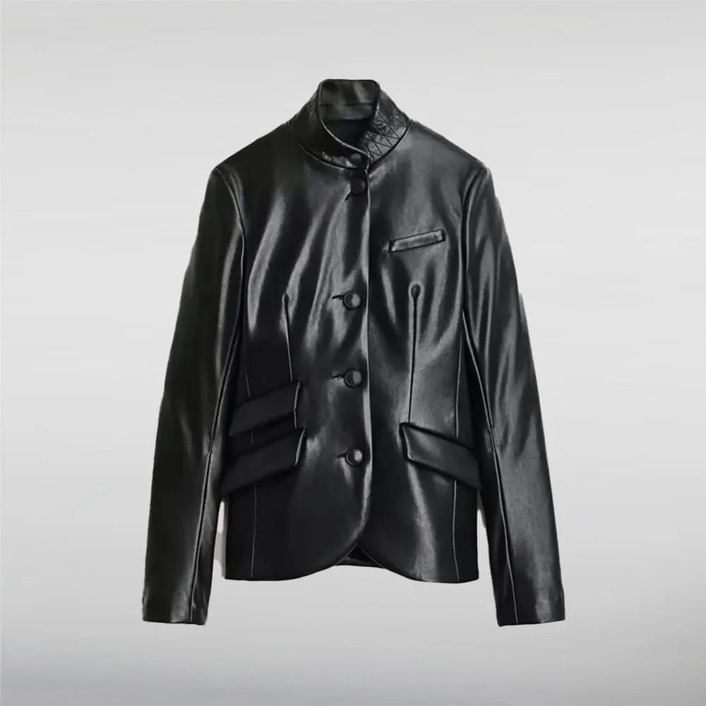SMya Braun Lade Slim Coat